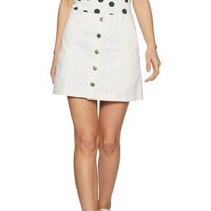 Forever 21 Women's Button Down Denim Skirt 93491